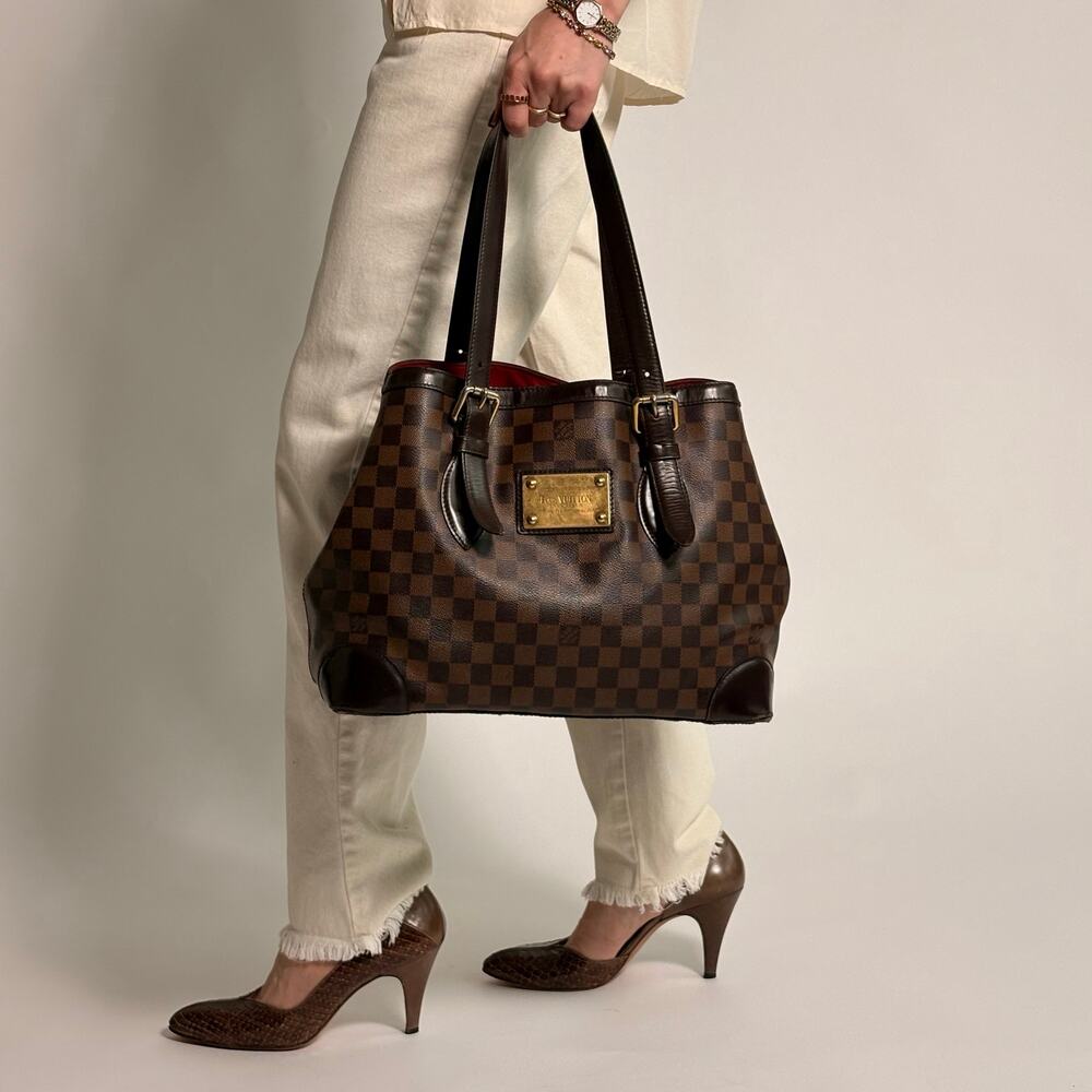 Louis Vuitton Damier Ebene Hampstead MM Tote